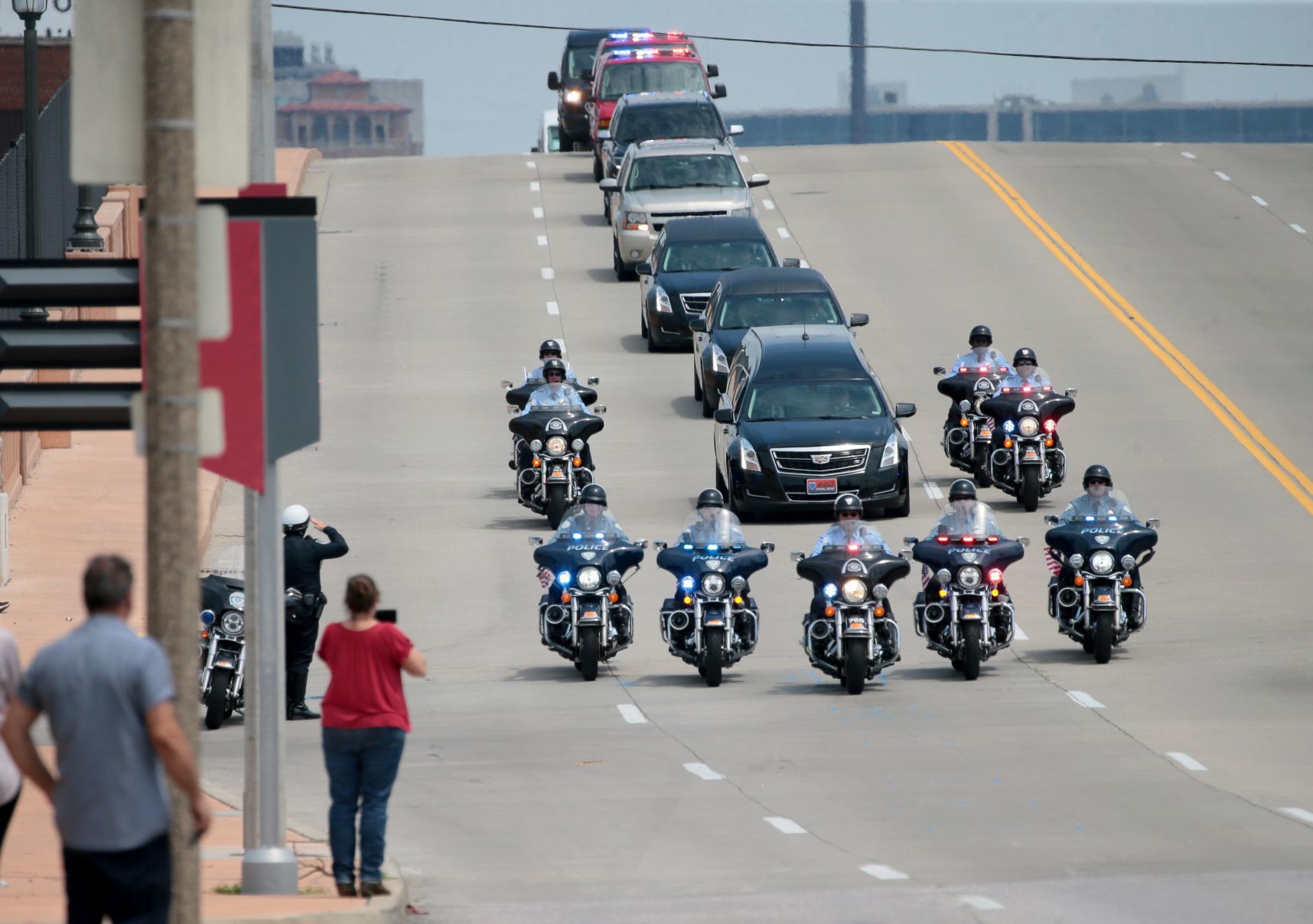 Funeral for North County Cooperative Police Officer Michael Langsdorf